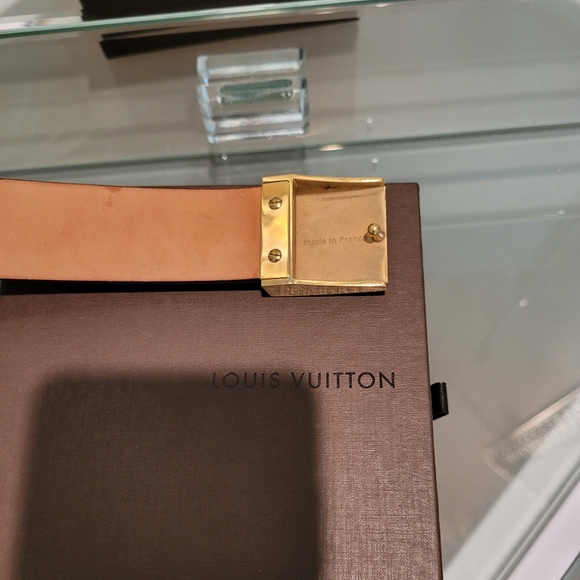 LOUIS VUITTON DAMIER MEN'S BELT 80/32 - Picture 4 of 5